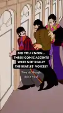In this exclusive behind-the-scenes look, The Beatles discuss why they didn't voice their characters in 'Yellow Submarine.' Hear Paul McCartney and Ringo Starr explain that professional actors delivered the iconic, exaggerated accents, making the animated versions even more memorable. by @thebeatles with Original Sound by thebeatles