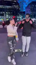Join Nika as she plays a fun celebrity guessing game with friends on a city street at night. Watch as they react to clues and try to identify a famous person, creating an entertaining and interactive social experience. by @n8ka_122 with Original Sound by Snapchatter