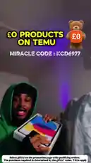 In this step-by-step guide, Christamic reveals his top strategy for getting free items on Temu. He demonstrates how to use the special 'Miracle Code' KCD6977 to unlock free products like iPads, phone stands, lumbar support cushions, and more. Watch as he shows the exact process, from finding the code to unboxing his own free gifts, so you can try it for yourself. by @christamic3 with Original Sound by christamic3