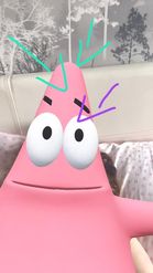 Preview for a Spotlight video that uses the PATRICK STAR Lens