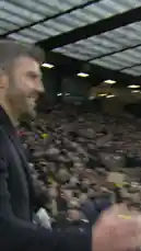 Experience the electric atmosphere at Old Trafford as Manchester United players celebrate a thrilling victory. Watch close-ups of star players like Bruno Fernandes and Jadon Sancho embracing fans and teammates, sharing moments of pure joy after scoring crucial goals. Feel the energy of the crowd as they cheer their heroes. This is football at its most passionate and triumphant. by @manutd with Original Sound by manutd