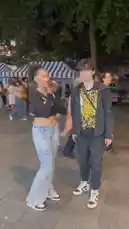 Witness a real-life 'Dragon Ball' transformation challenge! A woman initiates a power-up sequence with a man who dramatically 'transforms' into Goku. This fun street performance uses text overlays like 'YOUR STRONGEST' and 'CHANGED' to mimic the iconic anime style. It's a perfect example of how pop culture inspires creative, viral social media moments. by @n8ka_122 with Original Sound by n8ka_122