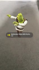 Preview for a Spotlight video that uses the Dancing Shrek Lens
