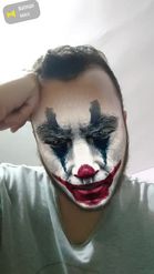 Preview for a Spotlight video that uses the Jokers Mask Lens