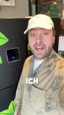 In this vlog-style clip, Jonas Kirafin approaches random people in a supermarket to buy their refundable bottles and cans. He then uses a 'Leergut' machine to scan and return them, calculating his potential profit. The video captures his real-time reactions as he discovers the total value of the collected empties, which ends up being less than expected. He humorously admits it was a losing business venture before deciding to give the money back to the people who sold him the bottles. by @kira_fin with Original Sound by kira_fin