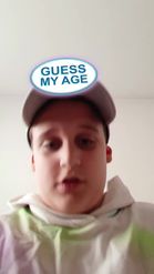 Preview for a Spotlight video that uses the GUESS MY AGE Lens