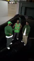 Preview for a Spotlight video that uses the GROVE STREET WORLD Lens