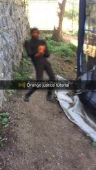 Preview for a Spotlight video that uses the Orange Justice Lens