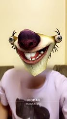 Preview for a Spotlight video that uses the Sid the Sloth Lens
