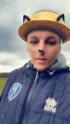 Preview for a Spotlight video that uses the Cat Hat Lens