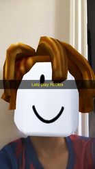 Preview for a Spotlight video that uses the roblox face 2 Lens