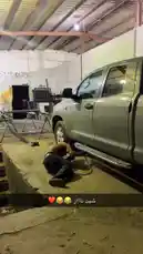 This detailed walkthrough captures the process of welding side steps onto a silver pickup truck in a workshop setting. From positioning the metal components to creating strong, clean welds, the video provides a practical demonstration suitable for DIY enthusiasts and professional mechanics alike. Watch as skilled techniques transform raw materials into functional vehicle enhancements. by @by.sul with شبت نار 🔥🔥 by THE DO ✨