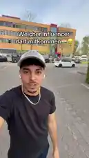 In this engaging short, Bobby poses a fun question to his audience: which influencer should be allowed to join him? Filmed outdoors in a modern urban setting, Bobby directly addresses the camera with a playful challenge, inviting viewers to participate in the decision-making process. This interactive moment captures the essence of social media engagement and community choice. by @bobix_s with bobix_s by Original Sound