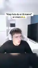 Watch Artem's genuine reaction as he participates in the trending Danish social media challenge 'Klap hvis du er mænd' ('Clap if you're a man'). This real-time clip captures his surprise, humor, and engagement with the viral trend, showcasing the authentic reactions that make short-form content so popular. by @artems-snap with Original Sound by artems-snap