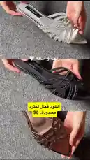 A close-up showcase of three DIANA brand mule sandals. The video displays a silver, black, and bronze/gold metallic pair, highlighting their pointed toe design, intricate crisscross straps adorned with sparkling details, and the 'DIANA' branding on the insole. This visual presentation emphasizes the footwear's style and features. by @bydiana.co with Best part of the day by Contains: hotline - Billie Eilish
