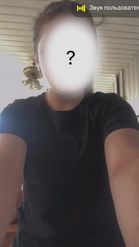 Preview for a Spotlight video that uses the question mark face Lens