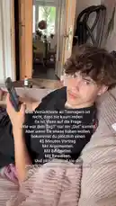 A young man lies on a couch, holding his phone and delivering a thoughtful monologue about the challenges of being a teenager. He discusses the pressure to always have a 'good' day and the need to justify one's feelings with arguments and examples. This introspective and relatable moment captures a common teenage experience. by @mimi6kids with Original Sound by Contains: Ain't It Fun - Paramore