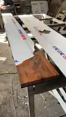 This video provides a clear, hands-on demonstration of using a drill press on wooden materials. It begins with a close-up of wood pieces secured on a workbench, showing preparation before drilling. A person then operates the drill press with precision, creating holes in the wood. The focus is on safety, accuracy, and proper technique, making it ideal for DIY enthusiasts and woodworking hobbyists. The setting appears to be a professional workshop, emphasizing quality craftsmanship. by @fula_kh with fula_kh by Original Sound