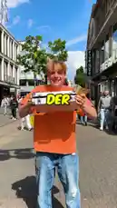In a bustling city center, Felix embarks on a viral social media challenge. Armed with a silver briefcase filled with cash, he offers it to anyone who can prove they've subscribed to his channel. He navigates crowded streets, public transport, and even a film set, asking passersby, 'Habt ihr Melix abonniert?' (Did you subscribe to Melix?). With escalating stakes—from 50 to 100, then 300 euros—the challenge becomes a high-energy game of chance and digital proof. Will anyone claim the prize? by @mehlix with Original Sound by mehlix