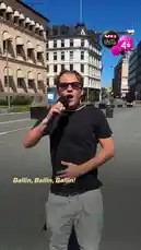 This promotional video announces the upcoming VG-lista Topp 40 festival in Oslo. It features a host on Rådhusplassen, showcasing the event's energetic atmosphere with clips of performers like Ballingega and Baagee. The video highlights the festival date, June 13th, and teases a lineup including artists such as DJ Khaled, Badguy, and Coldplay. by @vglistatopp40 with Original Sound by vglistatopp40
