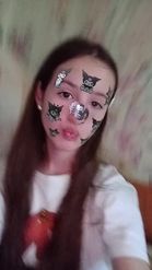 Preview for a Spotlight video that uses the Goth Hello Kitty Lens