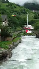 This captivating footage takes you on a journey through a picturesque Turkish mountain town, showcasing a traditional stone bridge spanning a rushing river. Lush green hillsides frame the scene, with a mosque's minaret rising above the quaint architecture. The view captures the essence of peaceful, scenic travel in Turkey. by @sahab-alalam with sahab-alalam by Original Sound