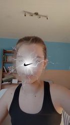 Preview for a Spotlight video that uses the nike white sparkle Lens