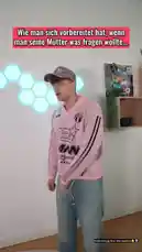 This comedic skit by Lewinray perfectly captures the universal experience of over-preparing to ask your mom for something. It starts with intense, dramatic preparation—complete with motivational speeches and full-on 'war paint'—before cutting to the awkward reality of actually asking. Watch as he goes from ready-for-battle to nervous stuttering in a hilarious contrast. by @lewinray with Original Sound by lewinray