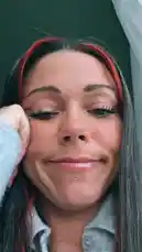 This captivating close-up video by Zagvik features a woman with long dark hair and striking green eyes. She begins by resting her head on her hand, then slowly raises her fingers to frame her eyes, creating an intimate and artistic portrait. The focus shifts entirely to her expressive gaze, making it a perfect example of a creative visual effect. by @zagvik with zagvik by Contains: ocean eyes - Billie Eilish