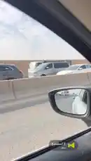 Experience the dynamic flow of traffic from a driver's perspective as they navigate a multi-lane highway in Saudi Arabia. This immersive clip captures the essence of modern road travel, showcasing surrounding vehicles, clear skies, and the constant motion of city life. by @tr3i5 with لا استطيع by سنار