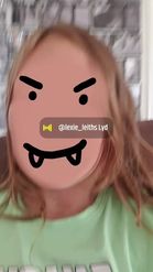 Preview for a Spotlight video that uses the CARTOON FACE Lens