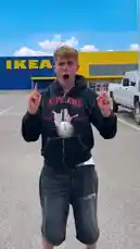 Join Felix on his hilarious and daring mission to spend the night inside an IKEA store after hours. Watch him sneak past closing customers, find creative hiding spots like a giant giraffe pile and a bedroom display, survive on nuts, play on a fake gaming setup, and finally get caught trying to sleep. It's a full-blown prank adventure! by @mehlix with Original Sound by mehlix