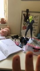 Preview for a Spotlight video that uses the SHREK IN YOUR ROOM Lens