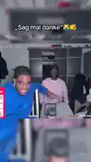 Chris and his friends are sitting together in a room, reacting to a trending phrase. One of them gets up and leaves, leaving Chris laughing uncontrollably. The atmosphere is light-hearted and full of fun. by @chris.lvu with chris.lvu by Original Sound