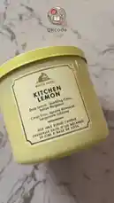 Discover the refreshing 'Kitchen Lemon' soy wax blend candle from White Barn. This video provides a close-up look at the product and shares personal insights on its scent profile, making it ideal for kitchens and spaces where you want a clean, citrusy aroma. by @qacodee with Original Sound by qacodee
