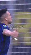 A dynamic montage showcasing Lautaro Martínez's 17 goals scored in the Serie A season for Inter Milan. The compilation features various spectacular finishes from different matches, including powerful volleys, clinical headers, and precise finishes past the goalkeeper, all set to energetic music. by @seriea with Original Sound by seriea