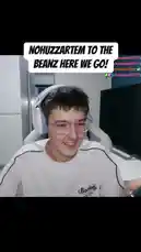 In this live stream, popular content creator NoHuzzArtem shares a moment of excitement with his audience. He holds up his phone to show a split-screen view, reacting enthusiastically to something happening on the screen. His animated expressions and celebratory gestures suggest he is witnessing a significant event or 'moment' related to the phrase 'Here We Go!', which is displayed as on-screen text. This clip captures the energy of a real-time online interaction. by @artems-snap with Original Sound by artems-snap