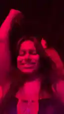 Join Alison Rossum as she celebrates in a vibrant nightclub, dancing under pulsating red, blue, and purple lights. This energetic night out captures her joyous moments with friends amidst a lively crowd. by @alison.rossum with alison.rossum by Original Sound