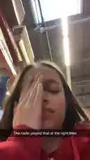 In this candid clip, Alison Rossum gives viewers a glimpse into her day. She playfully interacts with the camera, making expressive faces and gestures while wearing a vibrant red hoodie. The setting appears to be indoors, possibly backstage or in a casual studio environment, creating an intimate and relatable moment. by @alison.rossum with alison.rossum by Original Sound