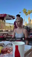 Witness a surprising and hilarious moment unfold at an outdoor food stand! What starts as a normal day quickly turns into a viral-worthy event. Watch as a young man's hot dog takes an unexpected detour, leading to a series of reactions that leave everyone scratching their heads. Is it a prank? A cooking fail? Or just pure chaos? This is the kind of real-life moment you have to see to believe. by @marvedtv with Original Sound by marvedtv