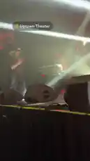 Witness a dynamic live performance by Alison Rossum. The artist commands the stage with high energy, engaging the crowd under dramatic red and white lights. The footage captures her energetic movements, interaction with fans recording on their phones, and the vibrant atmosphere of the concert. by @alison.rossum with alison.rossum by Original Sound