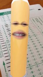 Preview for a Spotlight video that uses the Exam Pencil Face Lens