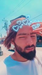 Preview for a Spotlight video that uses the blue hearts crown Lens