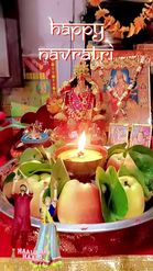 Preview for a Spotlight video that uses the Happy Navratri Lens