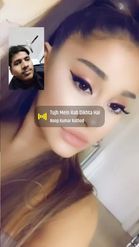 Preview for a Spotlight video that uses the ft ariana grande Lens