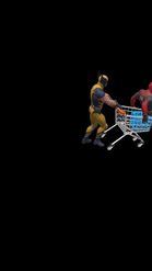 Preview for a Spotlight video that uses the Deadpool Shopping Lens