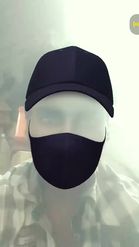 Preview for a Spotlight video that uses the Black Medical Mask  Lens