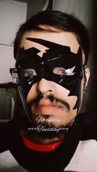 Preview for a Spotlight video that uses the SuperheroMask Lens