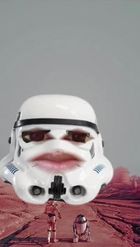 Preview for a Spotlight video that uses the Storm Trooper Face Lens