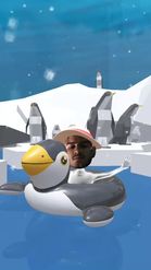 Preview for a Spotlight video that uses the Penguins Day Fun Lens